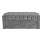 Calçadeira Báu Emma Linho Cores - Ds Estofados - Solteiro - C