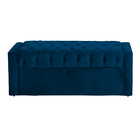 Calçadeira Báu Emma Veludo Luxo Cores - Ds Estofados - Queen