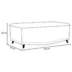 Calçadeira Baú Estofada Kate Queen 160 Cm  Suede Azul Marinho