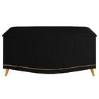 Calçadeira Baú Estofada Kate Solteiro 90 Cm  Suede Preto - We