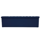 Calçadeira Baú Estofada Mel 140 Cm Casal Com Capitonê  Suede
