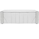 Calçadeira Baú King Minsk P02 195 Cm Para Cama Box Corano - A