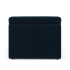 Calçadeira Baú Navi 140 / N-025 Veludo Azul Marinho