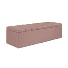 Calçadeira Baú Navi 160 / N-031 Veludo Rosê Claro