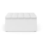 Calçadeira Baú Navi 90 Couro Aradecor