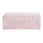 Calçadeira Baú Para Cama Box Emma Suede Cores - Ds Estofados