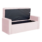 Calçadeira Baú Para Cama Box Emma Suede Cores - Ds Estofados