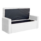 Calçadeira Baú Para Cama Box Emma Suede Cores - Ds Estofados