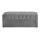 Calçadeira Baú Para Cama Box Emma Suede Cores - Ds Estofados