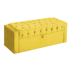 Calçadeira Baú Para Cama Box Emma Suede Cores - Ds Estofados