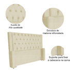 Calçadeira Baú Para Cama Box Emma Suede Cores - Ds Estofados