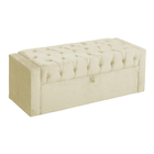 Calçadeira Baú Para Cama Box Emma Suede Cores - Ds Estofados