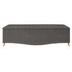 Calçadeira Baú Queen 160cm Imperial J02 Linho Grafite - Mpoze