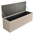 Calçadeira Baú Queen Austin 160cm Tec Sued 1065 - Zidi