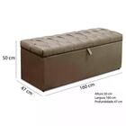 Calçadeira Bau Queen Italia 160 Cm Casah