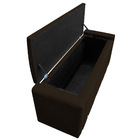 Calçadeira Baú Queen Minsk P02 160 Cm Para Cama Box Corano -