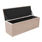 Calçadeira Baú Recamier 140 Cm Diana Veludo Rosé