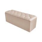 Calçadeira Baú Recamier 90 Cm Emilia Veludo Rosé