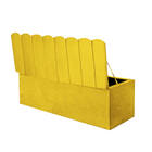 Calçadeira Baú Recamier King 190cm Alanis Suede Amarelo - D A
