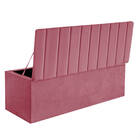 Calçadeira Baú Recamier King 190cm Carla Courino Rosa - D A D