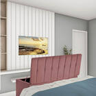 Calçadeira Baú Recamier Queen 160cm Kiara Suede Rosê - D A De