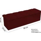 Calçadeira Bau Solteiro Kiara 90 Cm Casah