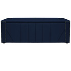 Calçadeira Baú Solteiro Minsk P02 90 Cm Para Cama Box Suede -