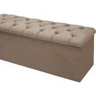 Calçadeira Casal Estofada Lotus Helanca Areia - Simbal