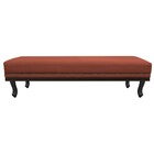 Calçadeira Casal Orlando P02 140 Cm Para Cama Box Suede - Ama