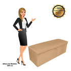 Calçadeira Clean 100 Cm Suede Caramelo Sisal D'rossi