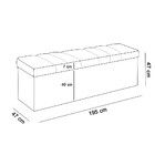 Calçadeira Com Baú Londres 195 Cm Suede Marrom D'rossi