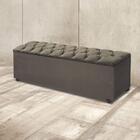 Calçadeira Com Bau Para Cama Bali Animale Marrom 1,83