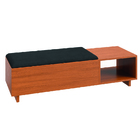 Calçadeira Com Baú Para Hall De Entrada Veludo Malaga Dobuê