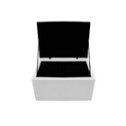 Calçadeira Copenhague 100 Cm Solteiro Corano Branco - Amarena