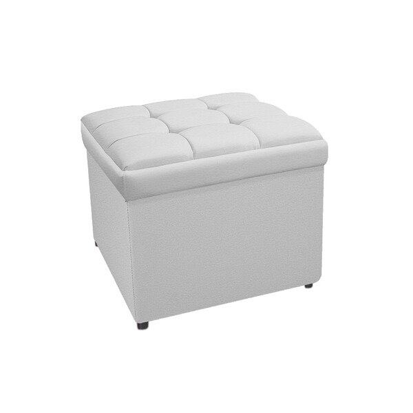 Calçadeira Copenhague 100 Cm Solteiro Corano Branco - Amarena