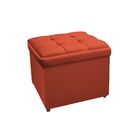 Calçadeira Copenhague 100 Cm Solteiro Suede Terracota - Amare