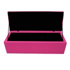 Calçadeira Copenhague 140 Cm Casal Suede Pink - Amarena Móveis