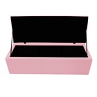 Calçadeira Copenhague 140 Cm Casal Suede Rosa Bebê - Amarena