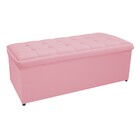 Calçadeira Copenhague 140 Cm Casal Suede Rosa Bebê - Amarena