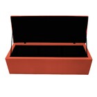 Calçadeira Copenhague 140 Cm Casal Suede Terracota - Amarena