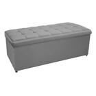 Calçadeira Copenhague 195 Cm King Size Suede Cinza - Amarena