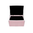 Calçadeira Copenhague 90 Cm Solteiro Corano Rosa Bebê - Amare