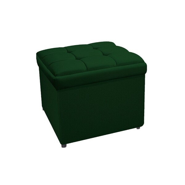 Calçadeira Copenhague 90 Cm Solteiro Suede Verde - Amarena Mó