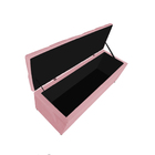 Calçadeira Estofada Liverpool 160 Cm Queen Size Suede Rosa Be