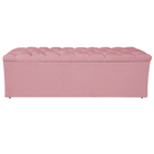Calçadeira Estofada Liverpool 160 Cm Queen Size Suede Rosa Be