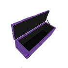 Calçadeira Estofada Liverpool 195 Cm King Size Corano Roxo -