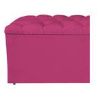 Calçadeira Estofada Liverpool 195 Cm King Size Suede Pink - A