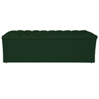 Calçadeira Estofada Liverpool 195 Cm King Size Suede Verde -