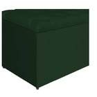 Calçadeira Estofada Liverpool 90 Cm Solteiro Suede Verde - Am