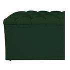 Calçadeira Estofada Liverpool 90 Cm Solteiro Suede Verde - Do